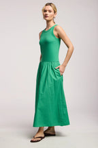 Velvet Romilly Rib and Poplin Dress