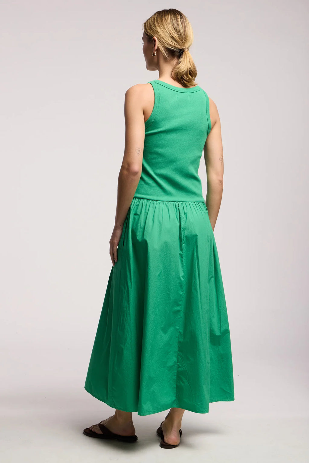 Velvet Romilly Rib and Poplin Dress