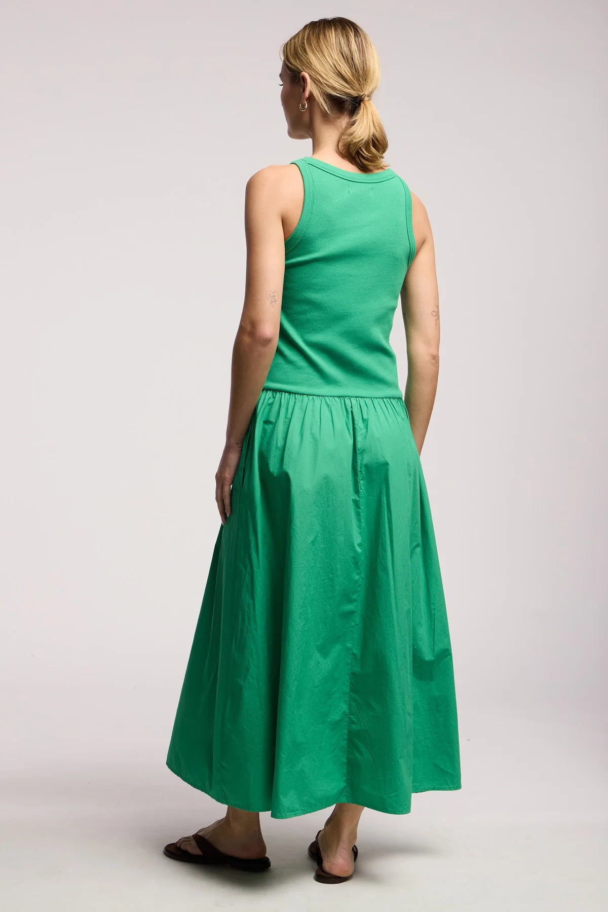 Velvet Romilly Rib and Poplin Dress