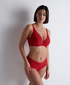 Aubade Rosessence Plunge Lace Bra - Fashion Colours