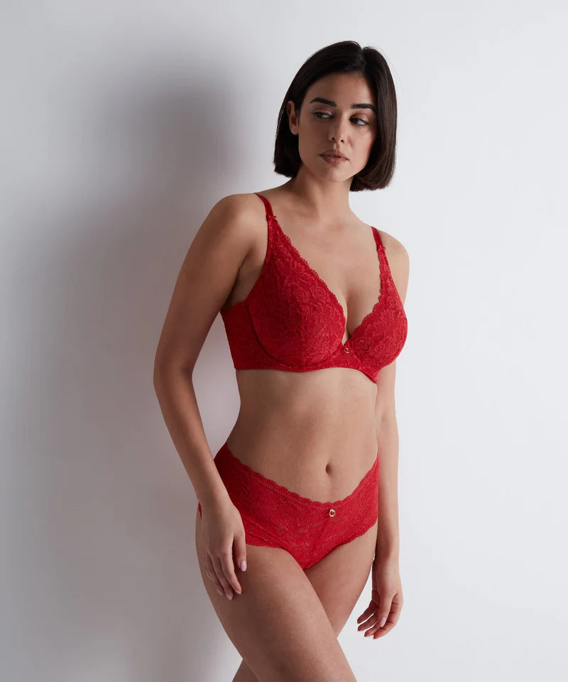 Aubade Rosessence Plunge Lace Bra - Fashion Colours