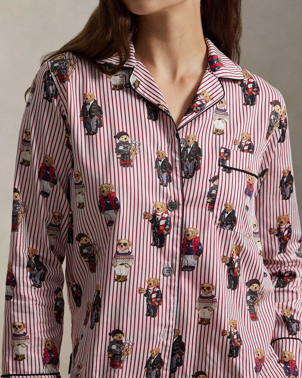 Ralph Lauren 100% Cotton Bear PJ Set