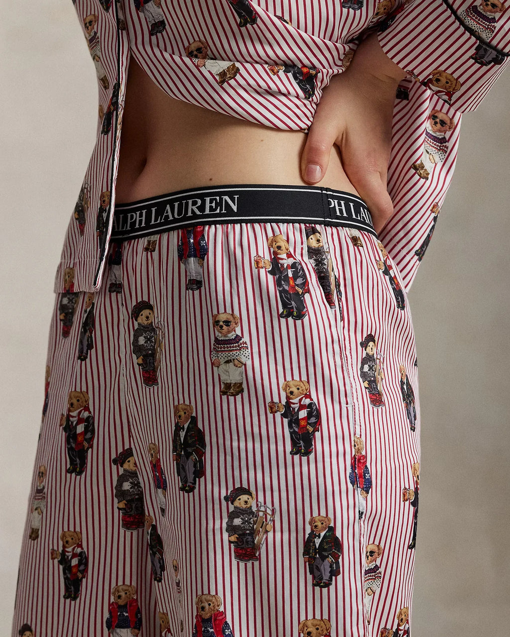 Ralph Lauren 100% Cotton Bear PJ Set