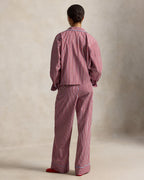 Ralph Lauren 100% Cotton Club Stripe PJ Set