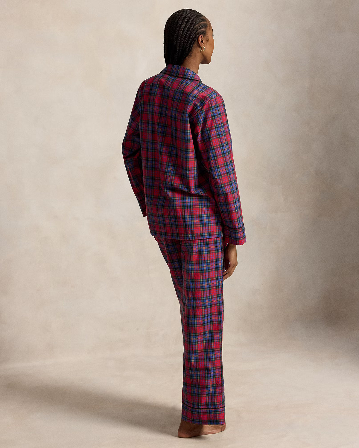 Ralph Lauren 100% Cotton Elliot Plaid PJ Set