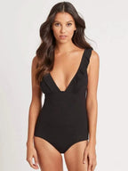 Sea Level Frill One Piece