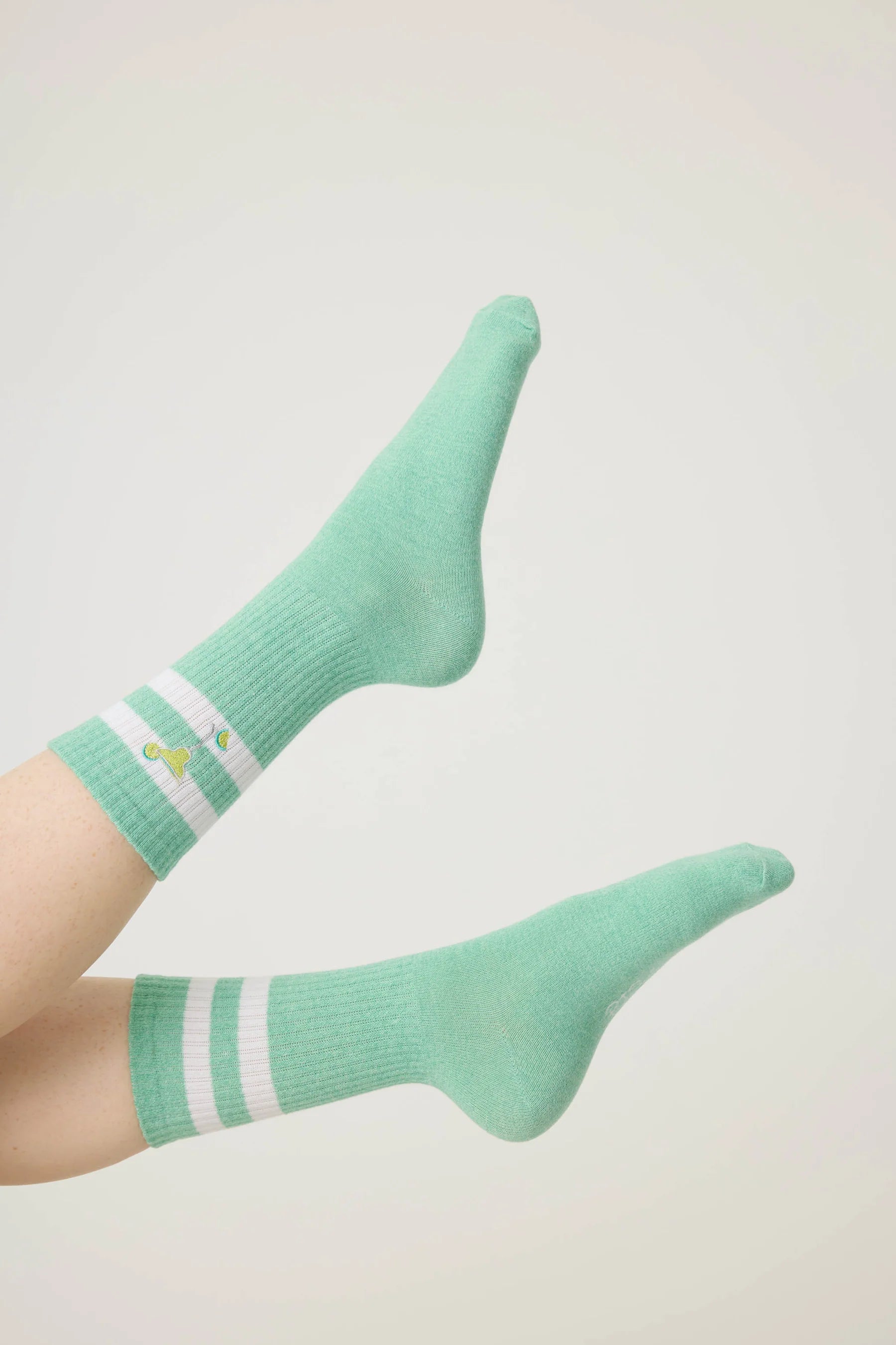 PJ Salvage Margarita Ribbed Crew Socks