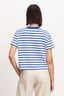 Velvet Rose Stripe Jersey Tee