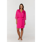 Coemi Micromodal Lace Robe