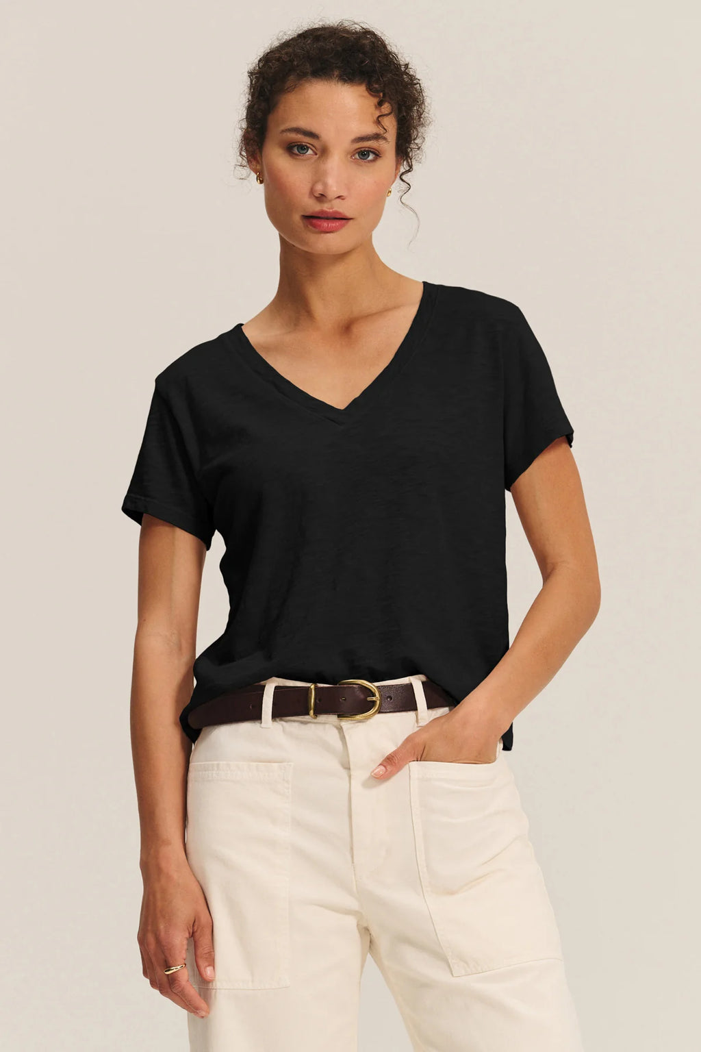 Velvet Elisha V Neck T-Shirt