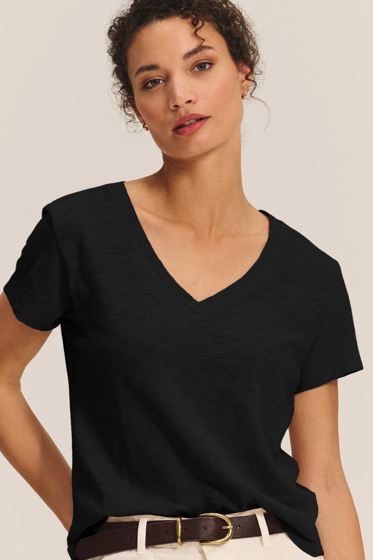 Velvet Elisha V Neck T-Shirt