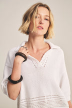 Velvet Winslow Pima Cotton Sweater Polo