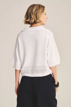 Velvet Winslow Pima Cotton Sweater Polo