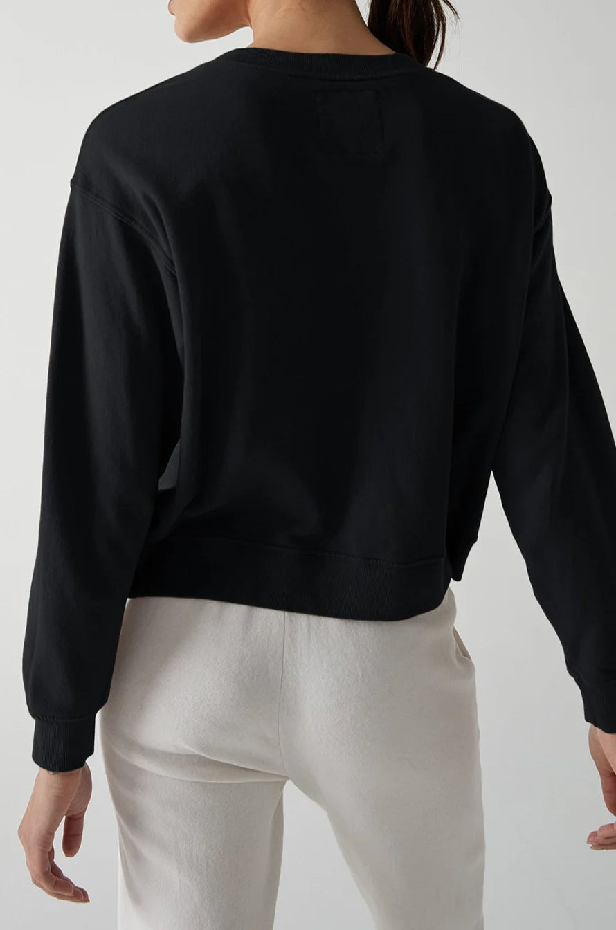 Velvet Ynez Fleece Pullover Organic Crewneck