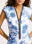Seafolly Collective Pattern Zip Front Swimsuit