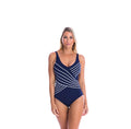 TOGS Navy Stripe Swimsuit