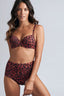 Marlies Dekkers Red Panthera Push Up Bikini