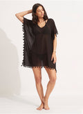 Seafolly Black Amnesia Kaftan