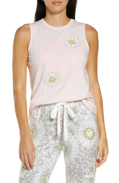 PJ Salvage Smiley Blooms Smiley Tank RCSMTK2