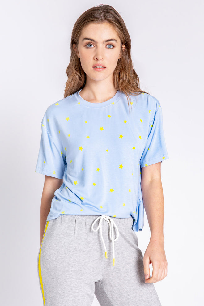 PJ Salvage Neon Nights Stars S/S T-Shirt RDNNT