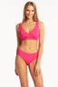 Sea Level Cross Front Mid Rise Bikini