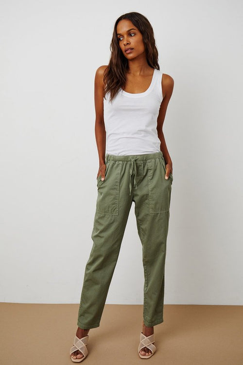 Velvet Cotton Twill Pant Misty