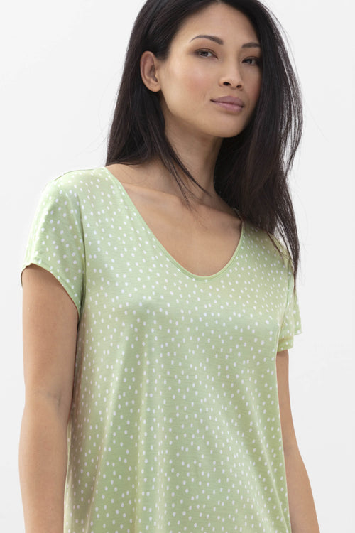 Mey Silky Green Nightdress 12009