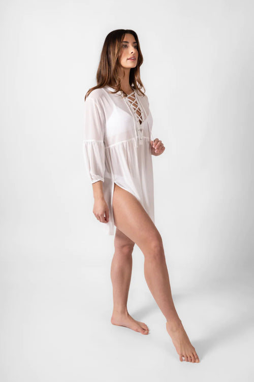 Koy Resort Escape Mesh Lace Front Tunic K2361-15