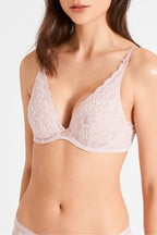 Aubade Rosessence Plunge Lace Bra - Fashion Colours