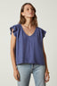 Velvet Remi Scoop Neck Cotton Blouse