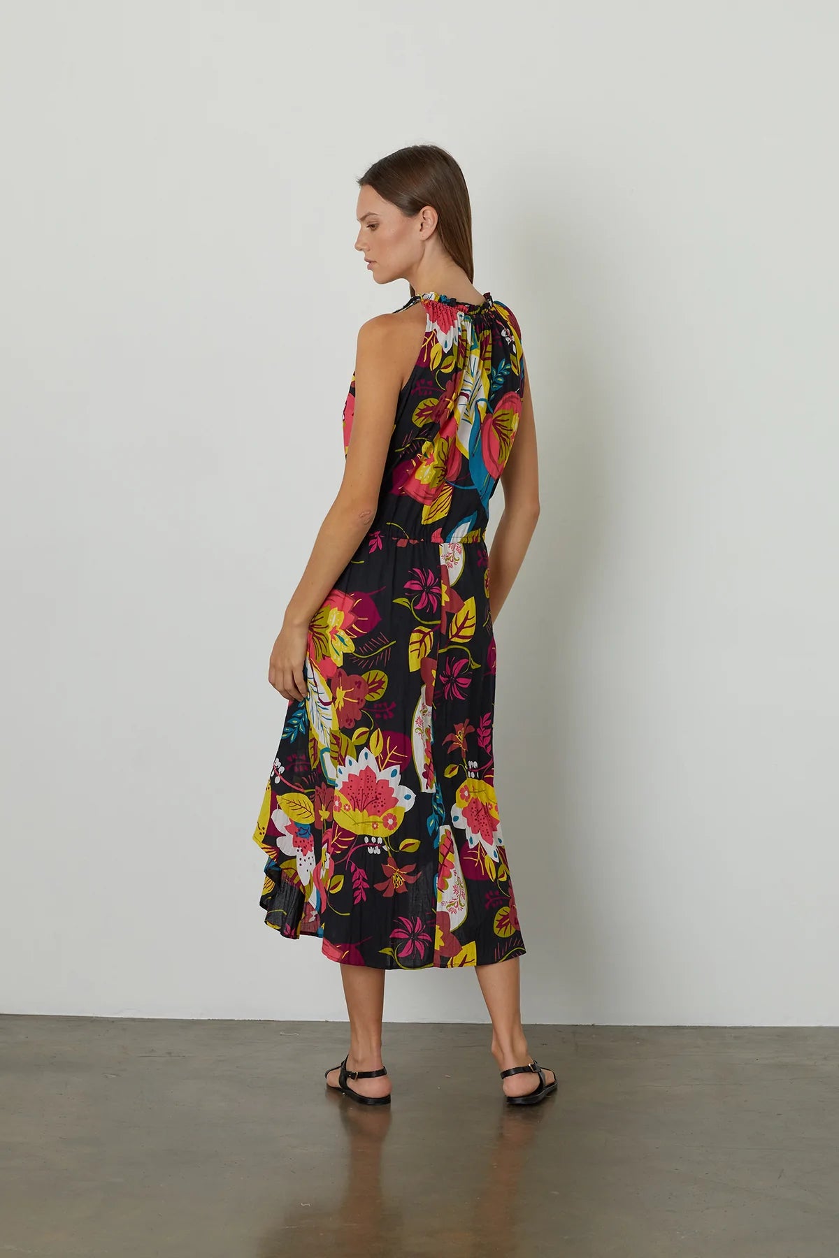 Velvet Ramona Tropicana Voile Sleeveless Dress